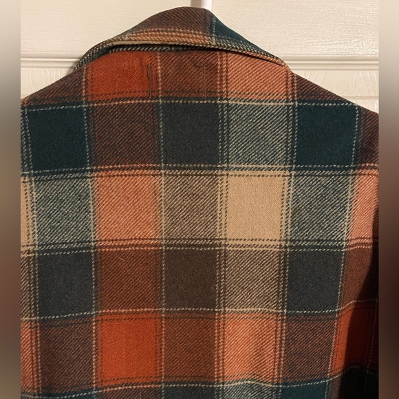Vintage Pendleton virgin wool plaid Mackinaw cruiser men size Small - Picture 4 of 10